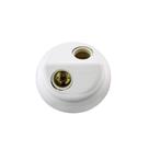 Plafon Para 2 Lâmpadas 100W 250V Branco Ilumi