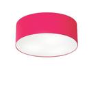 Plafon Para Banheiro Cilíndrico SB-3005 Cúpula Cor Rosa Pink Plafon Para Banheiro Cilíndrico SB-3005 Cúpula Cor Rosa Pink