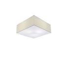 Plafon Para Banheiro Quadrado SB-3000 Cúpula Cor Branco