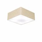Plafon Para Home Quadrado SH-3050 Cúpula Cor Rustico Bege