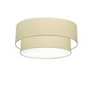 Plafon Para Quarto Cilíndrico SQ-3017 Cúpula Cor Algodão Crú