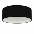 Plafon Para Sala de Jantar Cilíndrico SJ-3008 Cúpula Cor Preto Branco