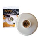 Plafon Plástico Foxlux Soquete E-27 Bocal De Porcelana 5 Un