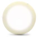 Plafon Pop Colors 25cm para 1 Lampada com soquete E-27 e Vidro Borda Amarelo