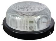 Plafon Popular preto girasol sem grade vidro transparente