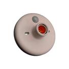 Plafon Pp Bocal Porcelana Branco Redondo C/Sensor