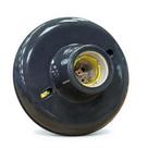Plafon Preto 113 Com Soquete E-27 De Porcelana Plafon Preto 113 Com Soquete E-27 De Porcelana
