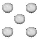 Plafon Prisma Vidro Craquelado 25cm 1 Lamp. E-27 Max 60w 05 Unidades