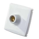 Plafon Pvc Branco Soquete Porcelana 100w/250v - Mectronic