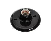 Plafon Pvc Soq Porcelana Opl Preto E-27 Blister