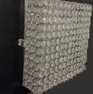 Plafon Quadrado Cravejado De Cristal 30x30 - Condulai