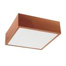 Plafon quadrado de aluminio cobre 20cm
