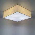 Plafon Quadrado Md-3002 Cúpula em Tecido 50x50x15cm Palha - Bivolt Plafon Quadrado Md-3002 Cúpula em Tecido 50x50x15cm Palha - Bivolt