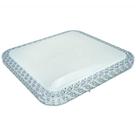 Plafon Quadrado Modaza Lumiere com 3 Temperatura 34 cm, Branco