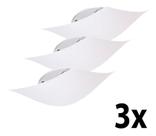 Plafon Quadrado Pvc 1xe27 30w 250v Taschibra 3 Unidades