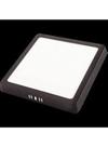 Plafon quadrado sobrepor 12w 6500k preto