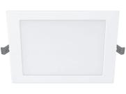 Plafon Quadrado Sobrepor 12w Philips Luz Quente 3000K