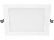 Plafon Quadrado Sobrepor 24w Philips Luz Quente 3000K