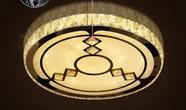 Plafon Redondo de Cristal Led com Controle Remoto 50cm 3 em 1