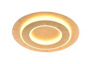 Plafon Redondo Dourado 35cm LED 24W 3000k Bivolt