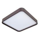 Plafon Round Led Quadrado 18W 280MM ACR Liso Cafe - Blumenau