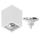 Plafon Sob P/ 2 Lam Boxit + Lâmpada AR111 12W 4000K Save Energy