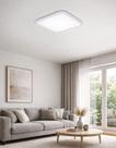 Plafon Sobrepor Cristal Abs 25w Led Multicor Quadrado Bivolt 127/220v Branco Plafon Sobrepor Cristal Abs 25w Led Multicor Quadrado Bivolt 127/220v Branco