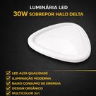 Plafon Sobrepor Halo Delta 30w Led Multicor Bivolt