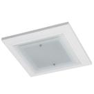 Plafon Sobrepor Quadrado 127CL Mona Lisa Branco Madelustre