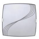Plafon Sobrepor Quadrado Grande Linhas - Attena - Art lumen