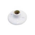 Plafon Soquete Porcelana E-27 Branco
