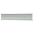 Plafon Space Emb. Ret. 35cm Alum. Vidro Fosco E-27 2 Lamp. Max 60w Branco