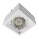 Plafon Spot de Sobrepor Box Branco Alumínio p/ LED AR111 Starlumen ST2939