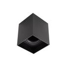 Plafon Spot de Sobrepor para AR70 GU10 Quadrado Recuado Preto DS2452 Delis