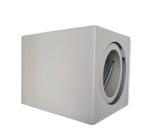 Plafon Spot Sobrepor Ar70 Quadrado Pergolado S/ Led Gu10 Branco