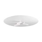 Plafon spotline 1172/62 cloud ø62x16cm alumínio branco 48w 3000k