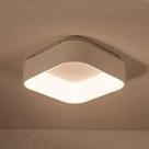 Plafon Square Led Sobrepor 38x38cm 32w Bivolt 3000k