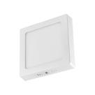 Plafon Taschibra Angra 25cm Quadrado Branco E27 Bivolt Com Lâmpada 4000k Neutro