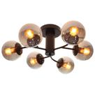 Plafon Taschibra Neutrons Preto 6xe27 Bivolt