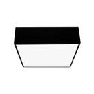 Plafon Taschibra Quadra Quadrado 4xe27 Bivolt Preto