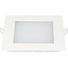 Plafon Taschibra Quadrado Fit, Embutir, 12 Watts, Branco
