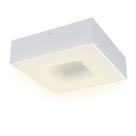 Plafon Taschibra Waffle Led Quadrado Bivolt 2700k Luz Amarela Bivolt Branco