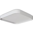 Plafon Toronto Quad 30cm 24w Branco C/branco (ref:1518)