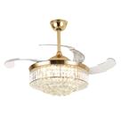 Plafon Ventilador Air Cristal LED Multicor Bivolt HM85612 - Opus