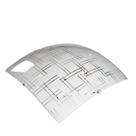 Plafon Vidro Risk Quadrado Branco Neo Iluminação