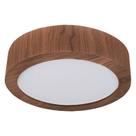 Plafon Wood Madeira Redondo Led 12W Bivolt Imbuia
