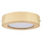 Plafon Wood Madeira Redondo Led 18W Bivolt Marfim