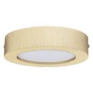 Plafon Wood Madeira Redondo Led 24W Bivolt Marfim