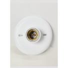 Plafonier Plafon Redondo Branco E27 Dj Light