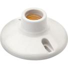 Plafonier Porcelana Brasfort Branco E27 8618 - Kit C/5